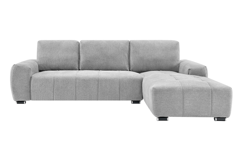 image 1 of The Capri 3 Seater Corner Sofa in Grey, Silver or Beige | Silver | One Size