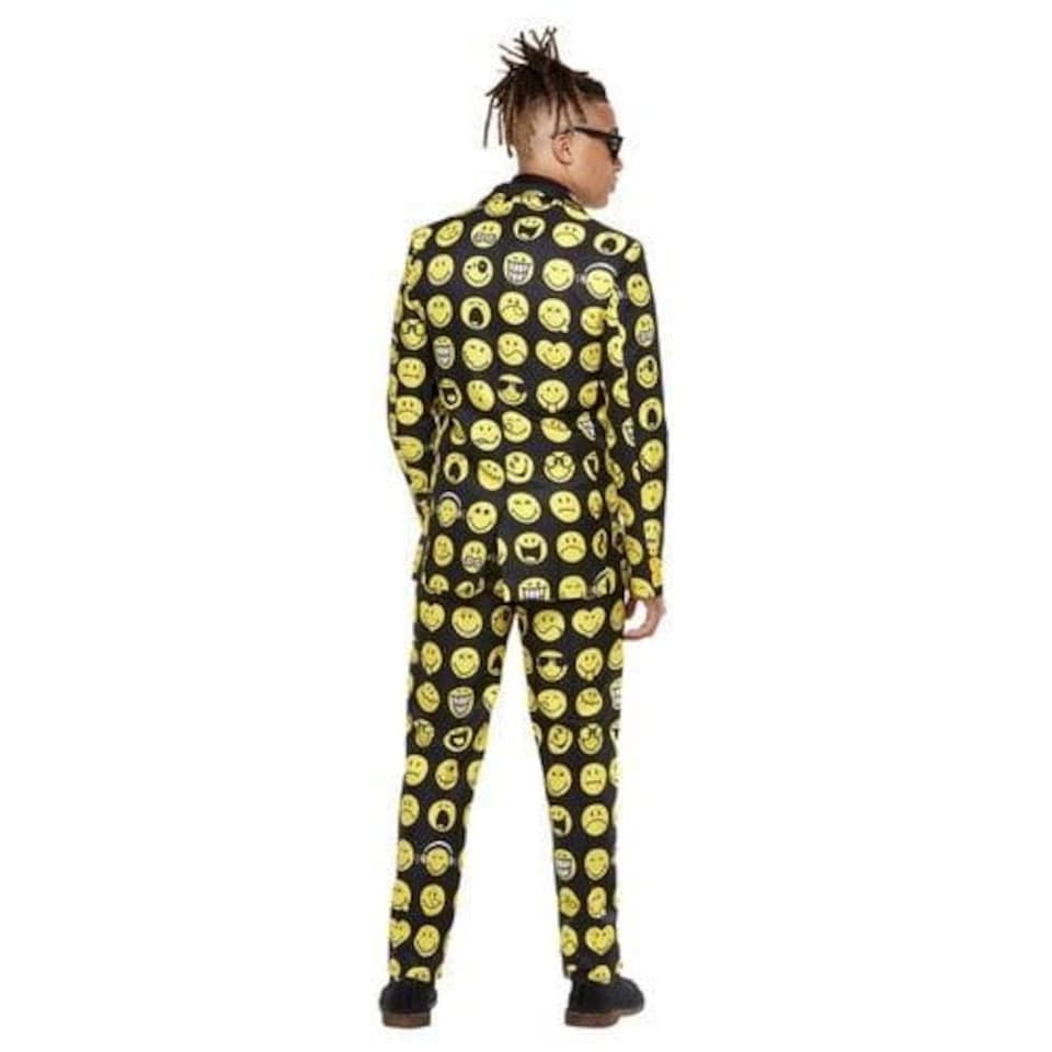 image 1 of Smiley Stand Out Suit Fancy Dress Costume Adult Mens Large Multi | L