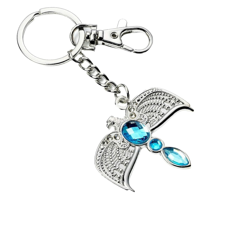 image 1 of Harry Potter Ravenclaws Diadem Charm Keyring - Silver/Blue - One Size