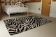 image 3 of Gold Zebra Print Rug | Multi