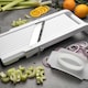 image 2 of Benriner Classic Mandolin Slicer, 3 Blades, White