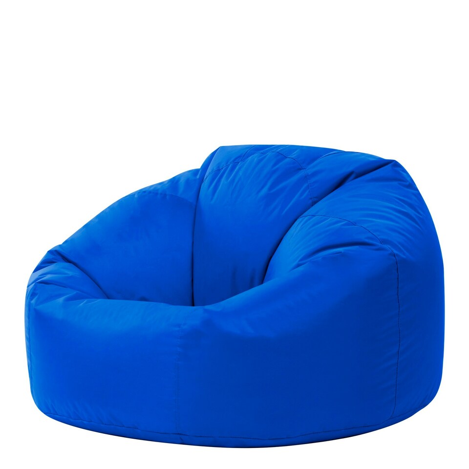 image 1 of icon Classic Indoor Outdoor Bean Bag Blue Bean Bag Chair Blue | Blue