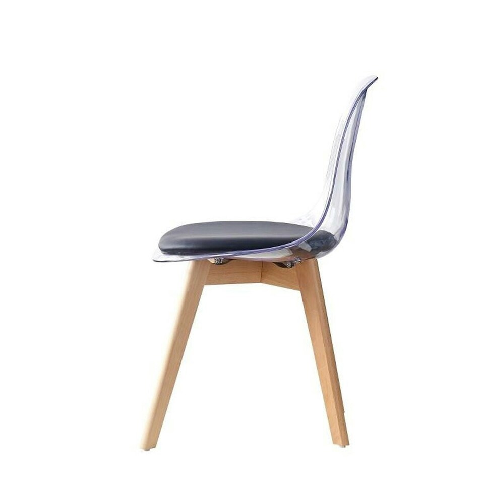 image 1 of Dining Chair DKD Home Decor Black Multicolour Natural 30 x 40 cm 54 x 47 x 81 cm Black