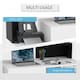 image 4 of HOMCOM Multi-Storage & Workstation Desk Table Storage Shelves