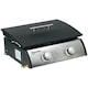 image 1 of Outsunny Portable Gas Plancha BBQ Grill with 2 Stainless Steel Burner, 6kW
