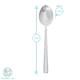 image 3 of Argon Tableware Tondo Stainless Steel Dessert Spoons - 21cm - Pack of 6