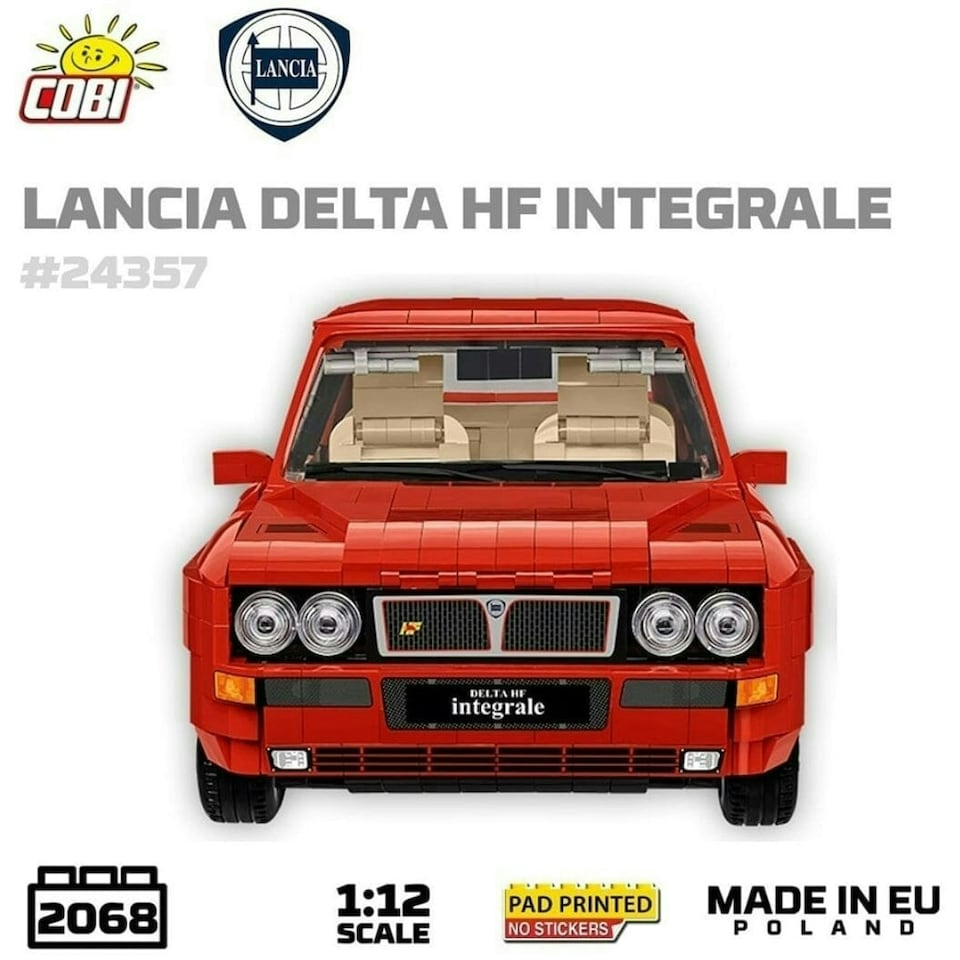 image 1 of COBI Lancia Delta HF Intg. brick model car - COBI 24357 - 2068 bricks