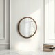 image 3 of Classic Round Contemporary Mirror Bronze Bronze | 50x50x2cm