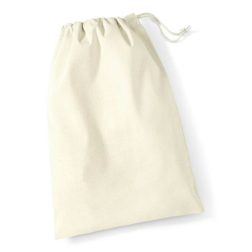 image 1 of Westford Mill Cotton Stuff Bag - Natural - M Cream | M