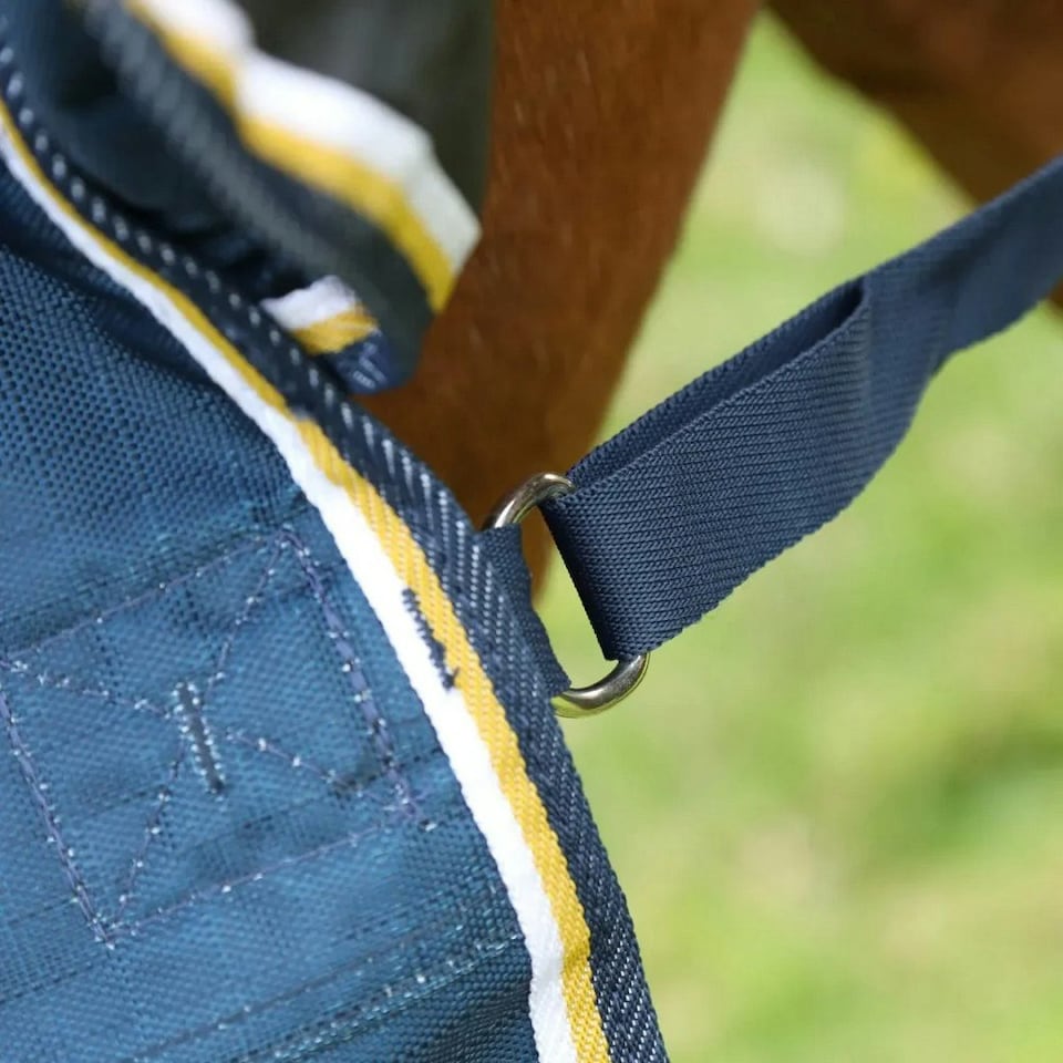 image 1 of Highlander Plus Combo Neck Lite Horse Turnout Rug - Navy - 7´