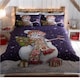 image 2 of Happy Snowman Duvet Cover Set and Pillowcase - Single - Blue