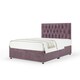 image 1 of Ortho Classic Orthopaedic Mauve Naples Velvet Divan Set And Lona Headboard Super King