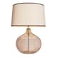 image 1 of BHS Petrice Large Smoked Brown Glass Table Lamp