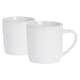 image 1 of Argon Tableware Coloured Coffee Mugs - 350ml - White - Pack of 2 | White | White | 2