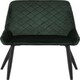 image 4 of Athens Dining Set with 4 Avery Velvet Chairs Green | Concrete Effect/Emerald Green