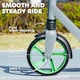 image 4 of AIYAPLAY Kids Scooter, Foldable Kick Scooter with Adjustable Handlebar, 200mm Big Wheel, Rear Fender Brake, Gift for Ages 6-12 Years, Boys and Girls | Green