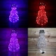 image 1 of 60cm Indoor Outdoor Acrylic Snowman Christmas Decoration with Colour Changing LED