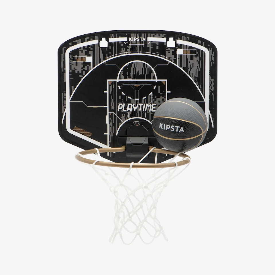 image 1 of Decathlon Mini Basketball Hoop SK100 - Black/Gold