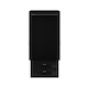 image 4 of FWStyle Chilton Combination Wardrobe 2 Door 2 Drawer - Black Gloss Front Black