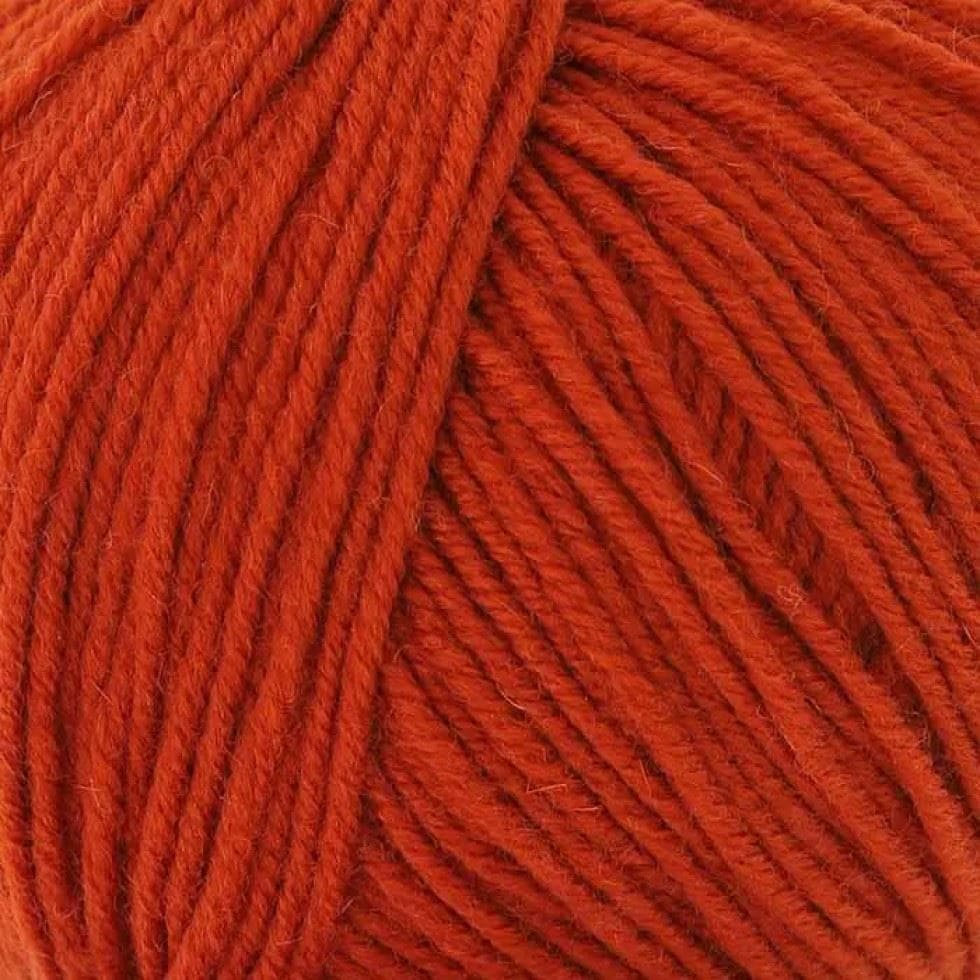 King Cole Orange Luxury Merino DK Yarn (Value Pack 12 x 50g Balls) For Crochet, Knitting - 140m per ball