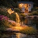 image 4 of Solar Watering Can Stake Light with Cascading Warm White LED