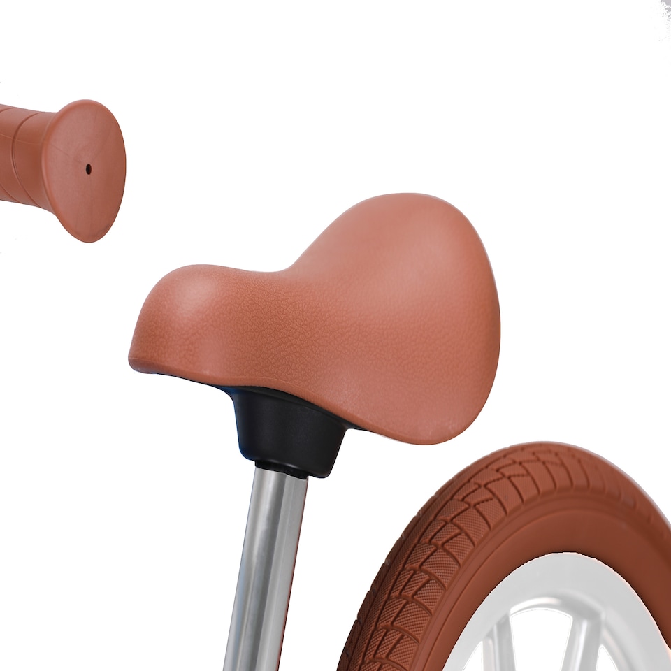 image 1 of Allis Lumi Balance Bike for 2 Year Olds with Basket & Bell - White | White | 12" Balance Bike | 1