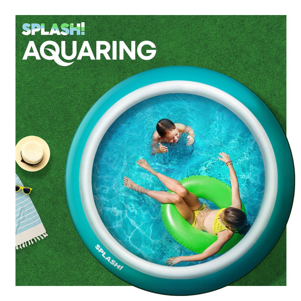 image 1 of AquaRing Inflatable Pool 8ft