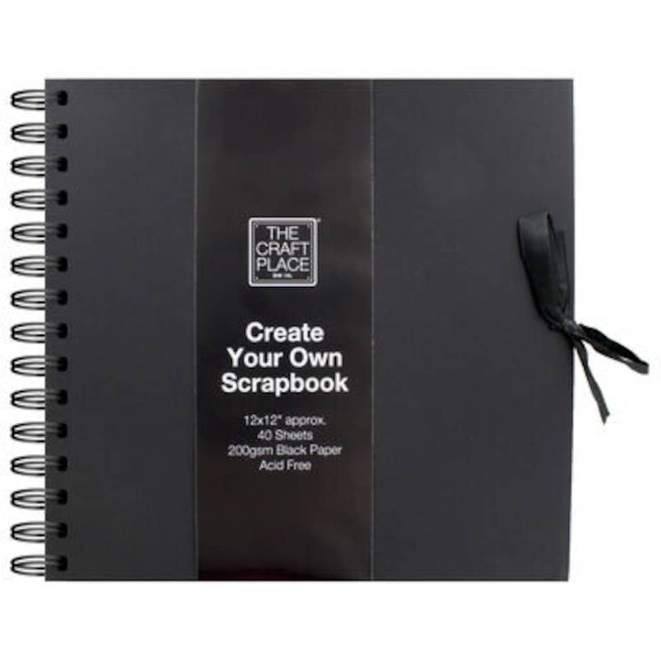 image 1 of Large Black Scrapbook