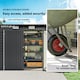 image 5 of Outsunny 8 x 4FT Metal Garden Storage Shed with Double Doors and Vents