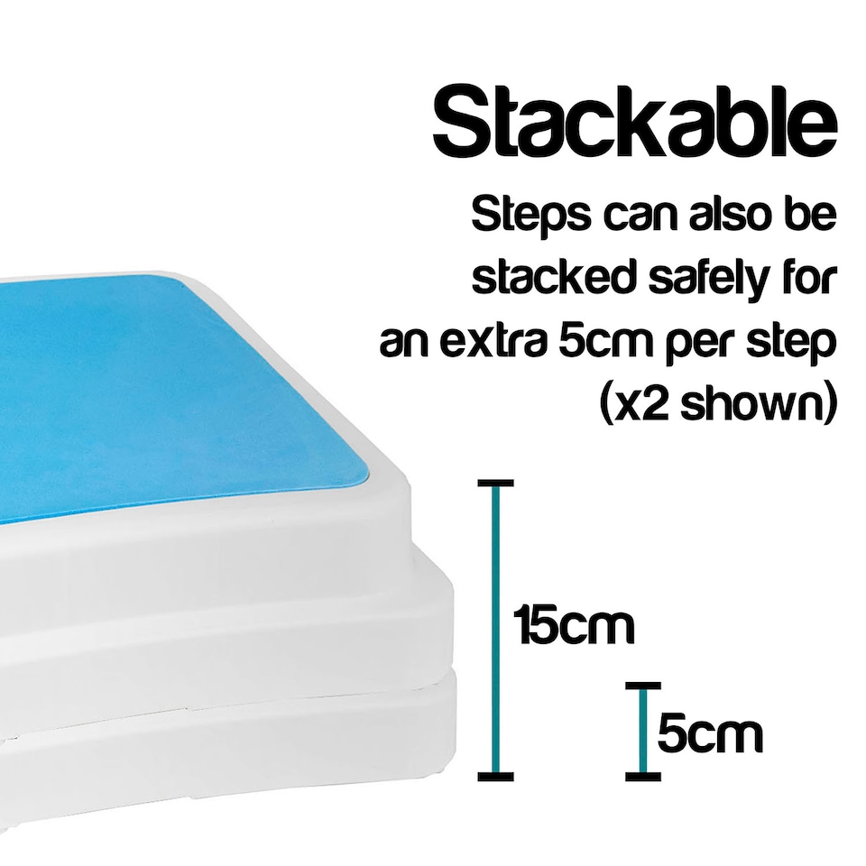 image 1 of TekBox Stackable Bathroom Steps - Set of 2