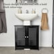 image 2 of VonHaus Shrewsbury Black Under Sink Bathroom Cabinet