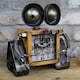 image 3 of Gifts Direct 2 U Square Industrial Robot Quartz Shelf Clock