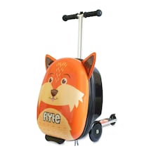 Flyte Scooter Suitcase Folding Kids Luggage - Frazer the Fox, Hardshell
