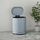 image 8 of HOMCOM Pedal Bin, Metal Kitchen Bin with Soft-close Lid Grey | 20L