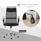 image 4 of HOMCOM Mesh Office Chair, High Back Computer Desk Chair, Swivel Chair with Height Adjustable, Study Chair for Home Office, Black