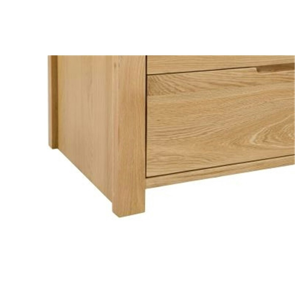 image 1 of Oak Curve Combination Wardrobe