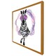 image 4 of Pink zebra (Picture Frame) Grey | M