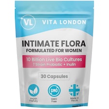 Intimate Flora Capsules - 7 Strain Probiotics For Women - 10 Billion CFU - 30 Capsules