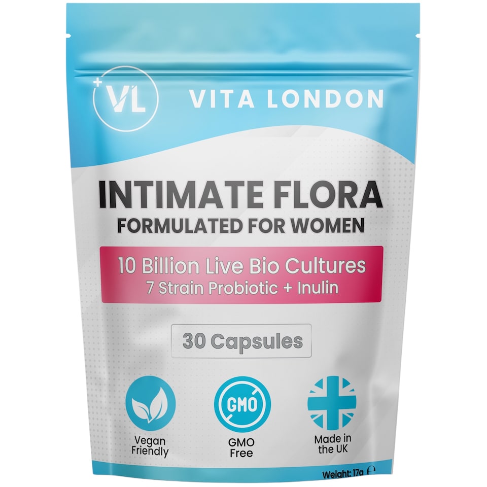 image 1 of Intimate Flora Capsules - 7 Strain Probiotics For Women - 10 Billion CFU - 30 Capsules