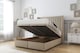 image 2 of Sloomy Rutherford Almond Coniston Ottoman Bed With Mattress With 54" Wingback Headboard 4' Small Double
