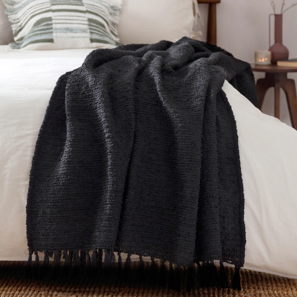 image 1 of Yard Candar Textured Boucle Throw