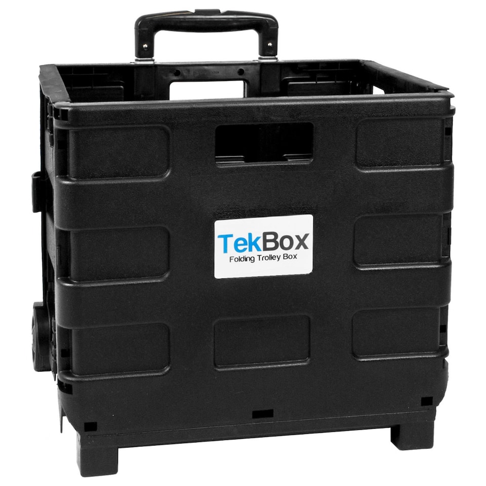 image 1 of Tekbox Folding Shopping Trolley Box