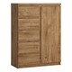 image 1 of Fribo 1 Door 5 Drawer Cabinet in Oak