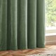 image 4 of Yard Heavy Chenille Velvet Eucalyptus Eyelet Curtains 229 x 229cm Multi