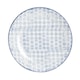 image 4 of Nicola Spring Hand-Printed Dinner Plates - 25.5cm - Navy - Pack of 6