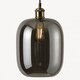 image 4 of CGC Lighting Lorna Smoked Glass Cylinder Lampshade