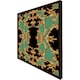 image 3 of Black & green baroque (Picutre Frame) White | XL