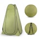 image 1 of Portable Pop Up Toilet Tent Instant Foldable Camping Privacy Shower Changing Tent - Green
