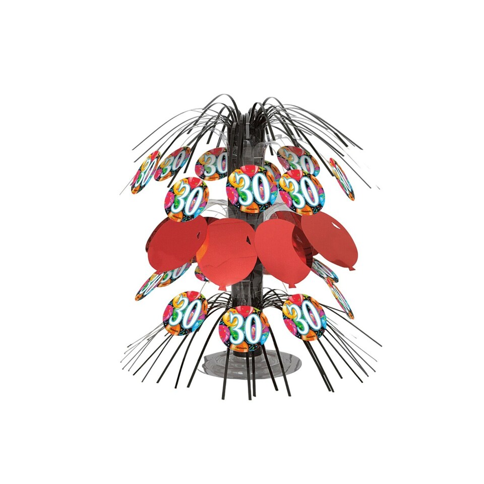 Bravo Cascade 30th Birthday Party Centrepiece - Multicoloured - One Size