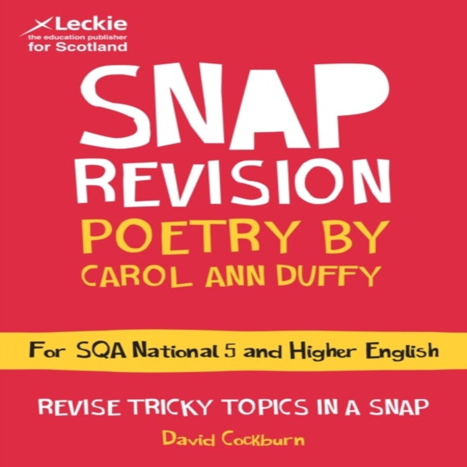 National 5/higher English Revision: Poetry By Carol Ann Duffy